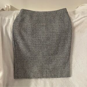 J. Crew Pink Lined Herringbone Skirt
